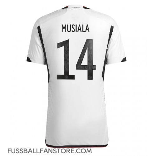 Deutschland Jamal Musiala #14 Replik Heimtrikot WM 2022 Kurzarm